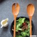 de Bois Salad Server [ Set B ] 12.9 x 2.2 x 0.5 Inch l Organic Teak Cooking & Serving Salad l Spoon & Fork Salad l Non Toxic Wooden Kitchen Utensils l Gift For Who Loved Healthy & Clean - B079FR9D92